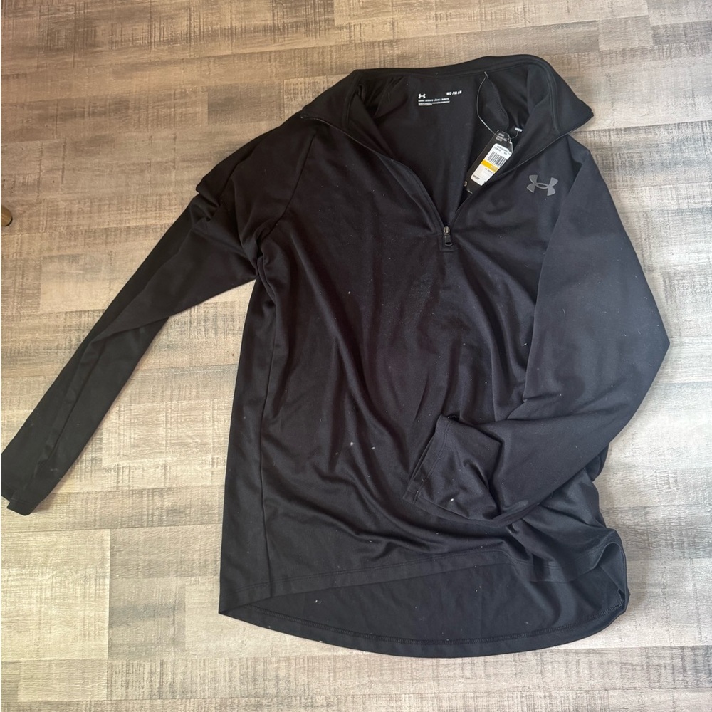 Under Armour Black Quarter-Zip Top